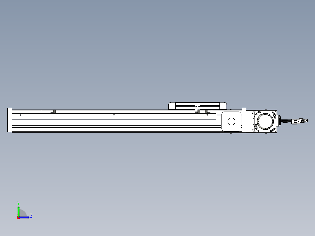 威洛博LB.GB同步带传动--欧规系列LB6A-L65-S400-BL左视图
