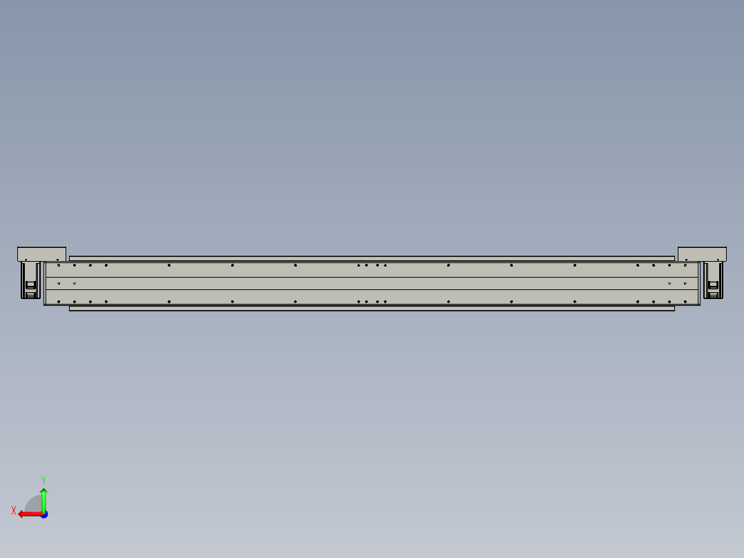 威洛博双电机滑台-VBC14S2-L50-S1500-BLR-P40-C6后视图