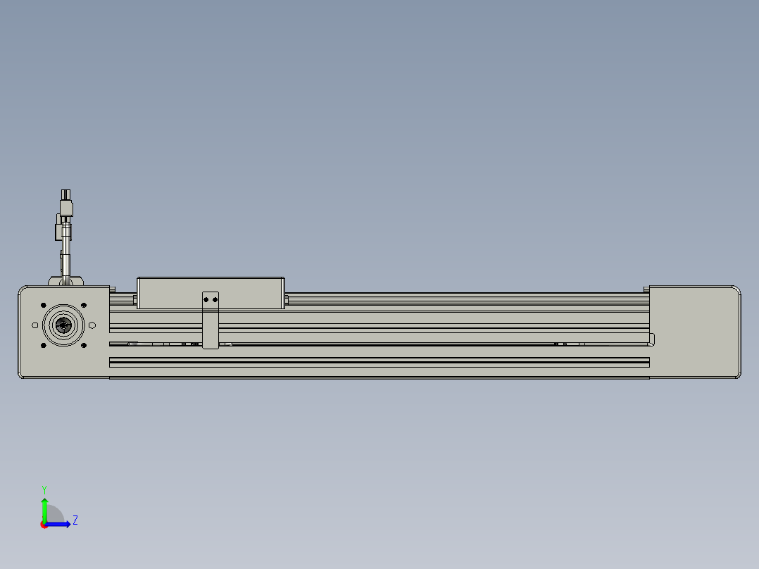 威洛博直线电机模组EB6-L140-S300-R-P40-MS3左视图