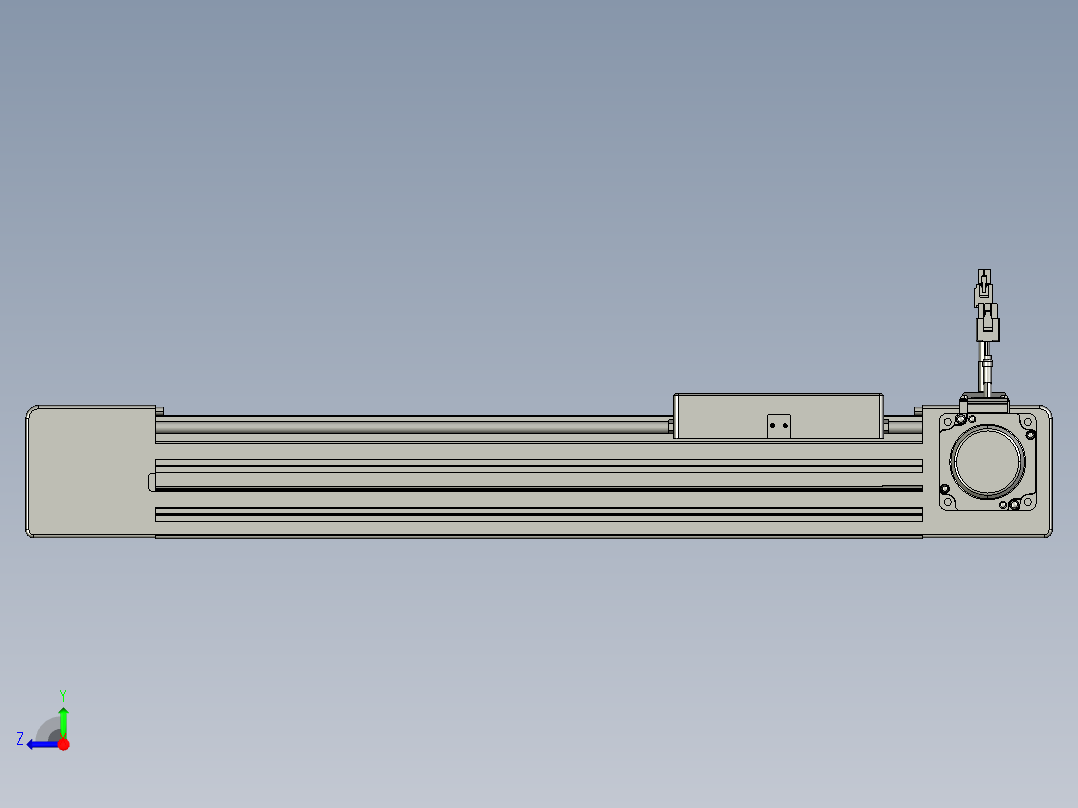 威洛博直线电机模组EB6-L140-S300-R-P40-MS3右视图