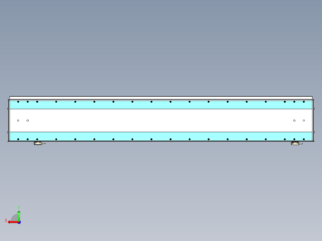 威洛博LC系列3d模型模组2LC22H2Y-S1100后视图