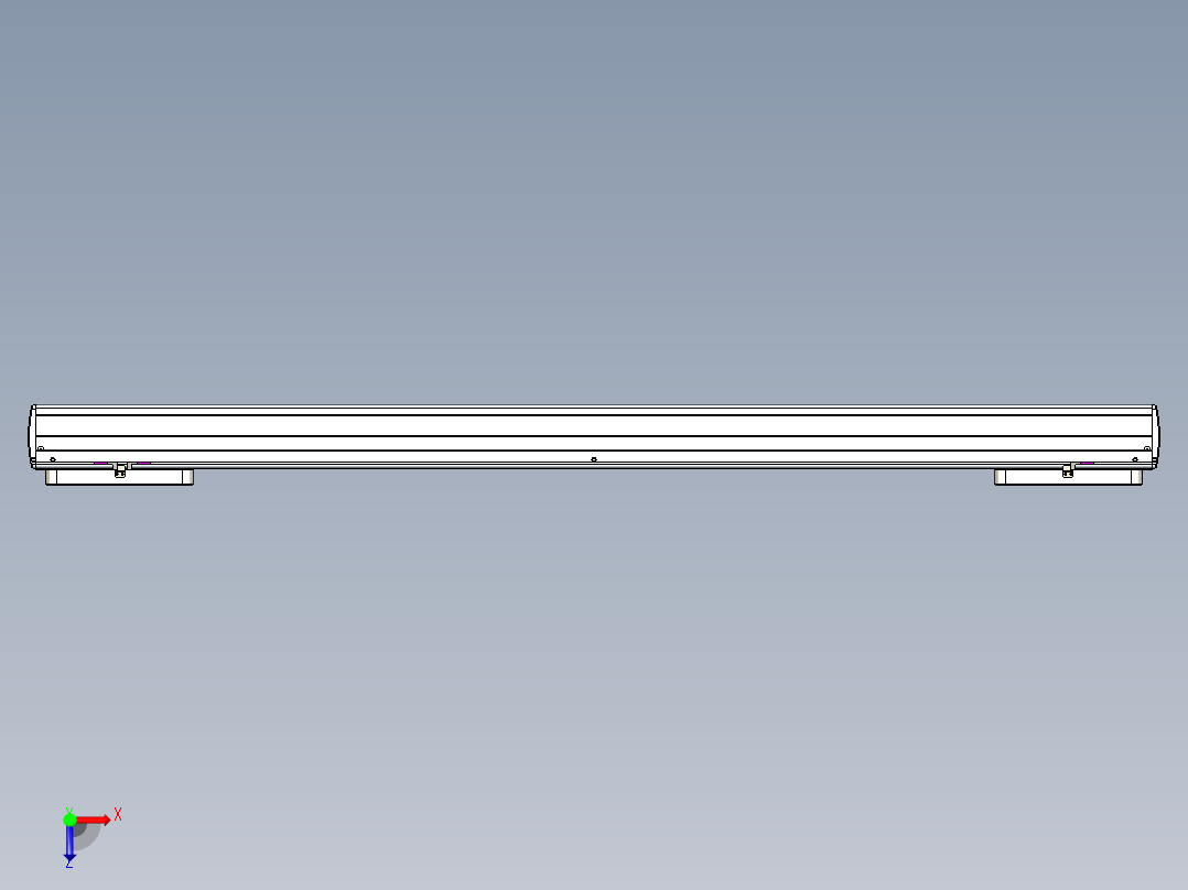 威洛博LC系列3d模型模组2LC22H2Y-S1100俯视图
