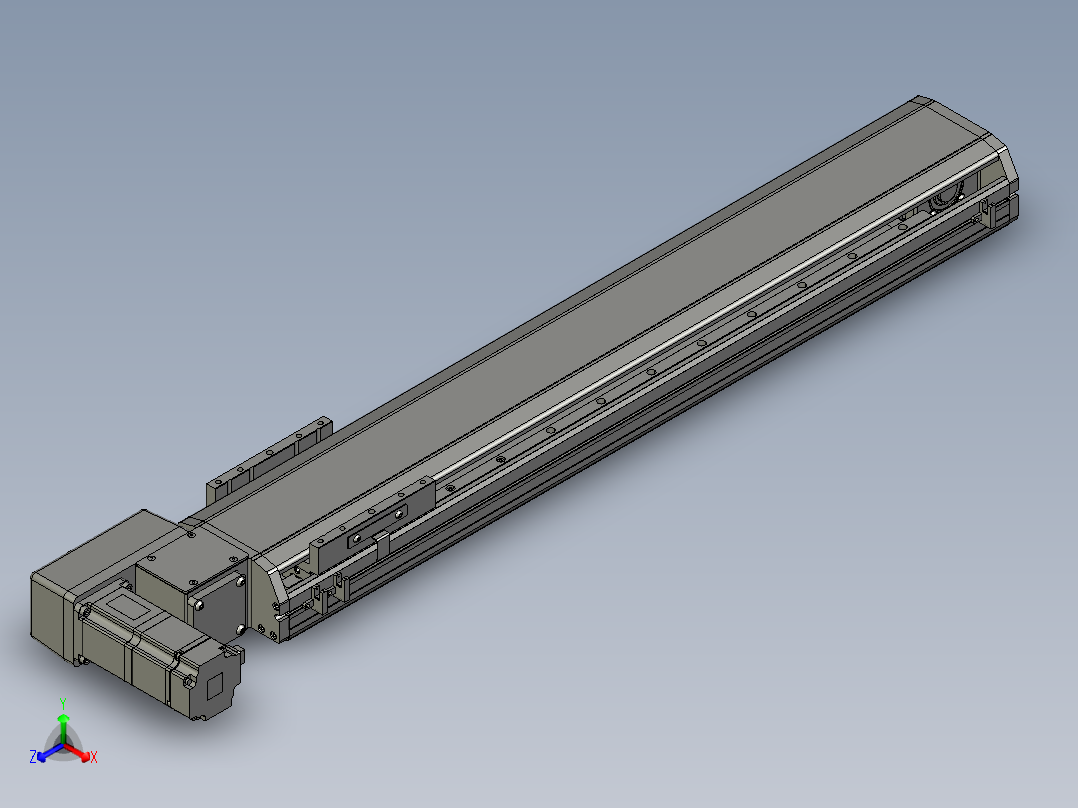 模组FTB14-L-600正等轴测图