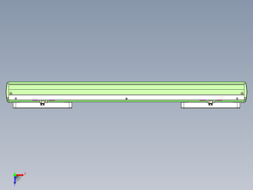 威洛博LC系列3d模型模组2LC17E2Y-S350俯视图