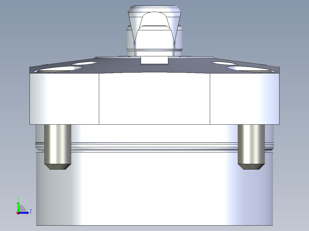 KOSMEKSFH3130-G多系列多零件图纸模型左视图