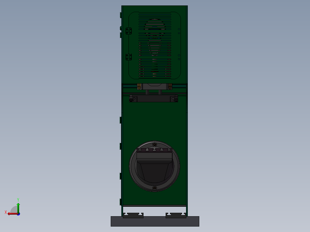 皮带传动5轴数控冲床后视图