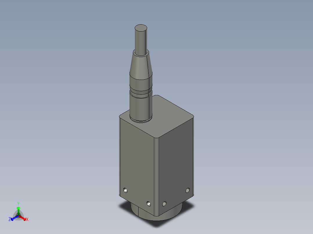 基恩士CV-025camera_kc图纸模型正等轴测图