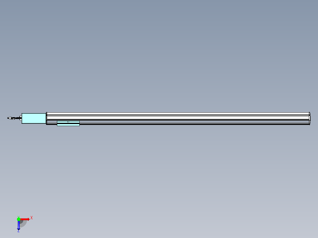 威洛博VBF同步带传动一般环境VBF14-L45-S1350-BR-ZP40-C3俯视图