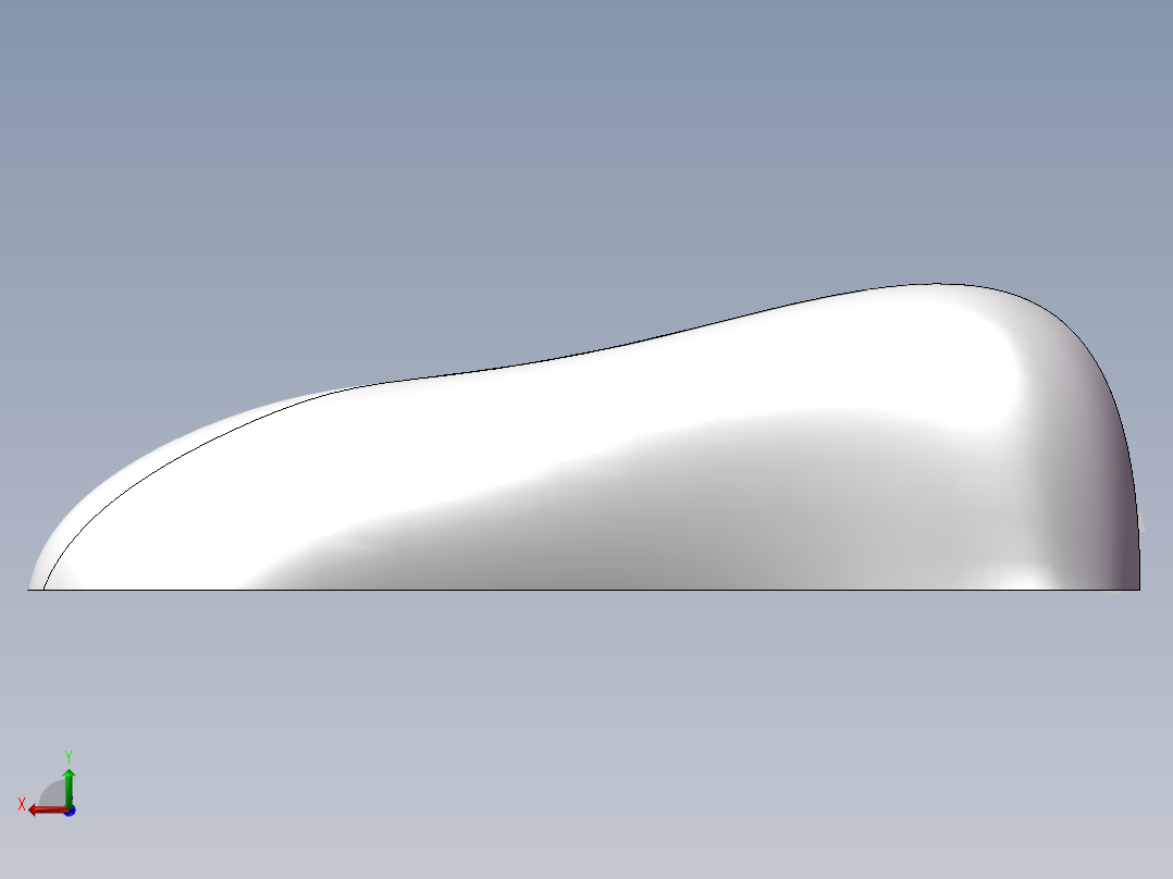 solidworks 自行车坐垫后视图
