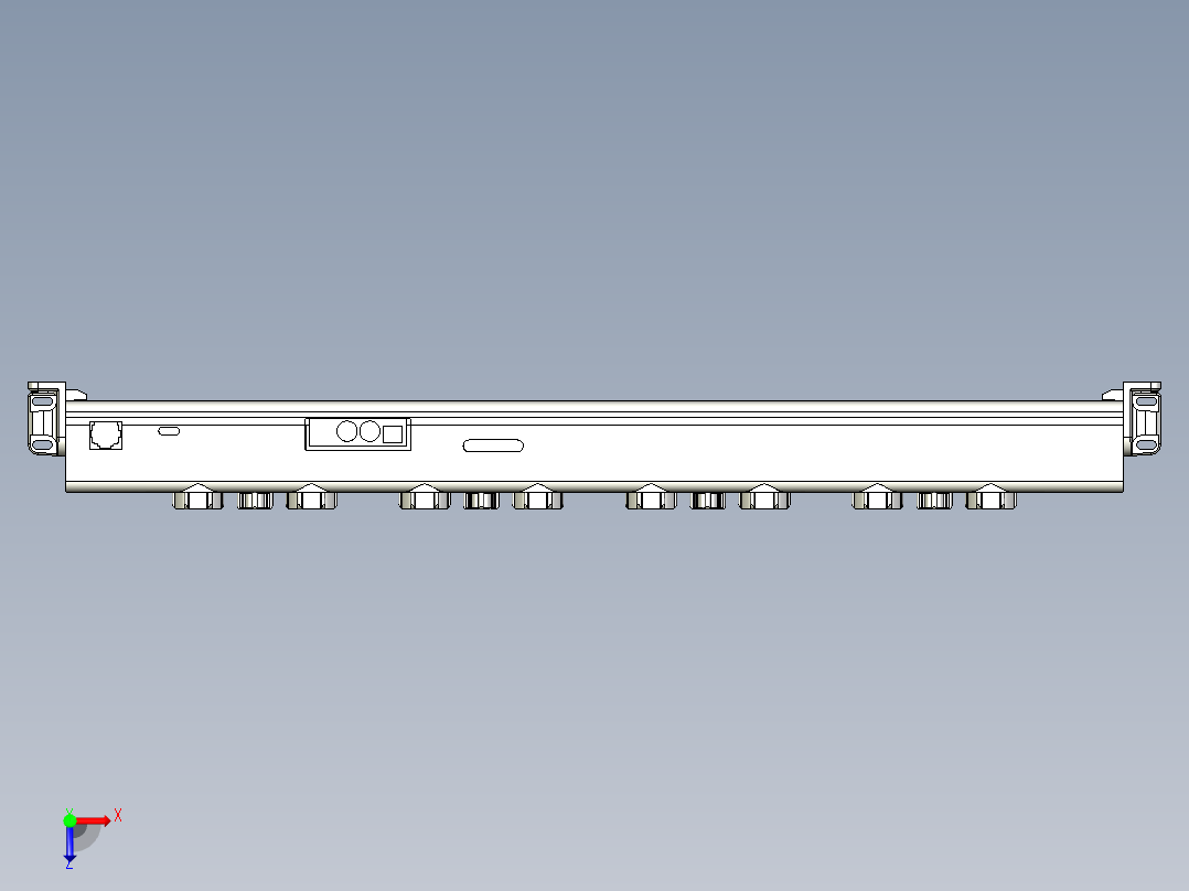 基恩士SJ-H060_kc图纸模型俯视图