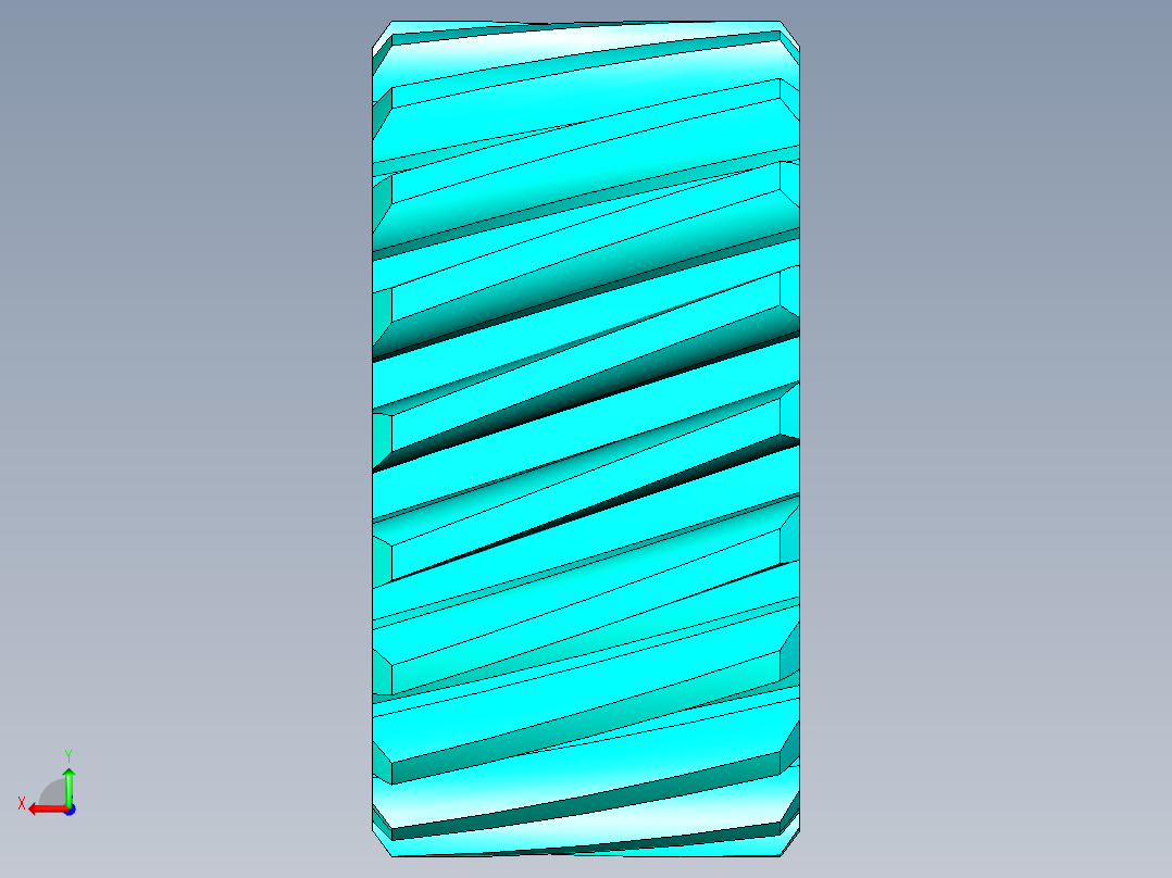 齿轮啮合 (73)后视图