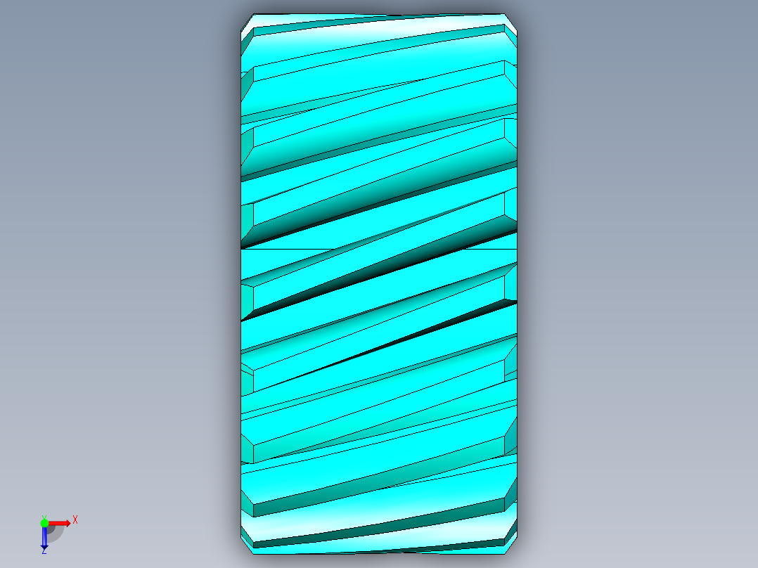 齿轮啮合 (73)俯视图