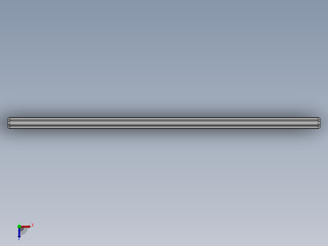 乐高机械组车桥-50451 White Technic Axle 16俯视图