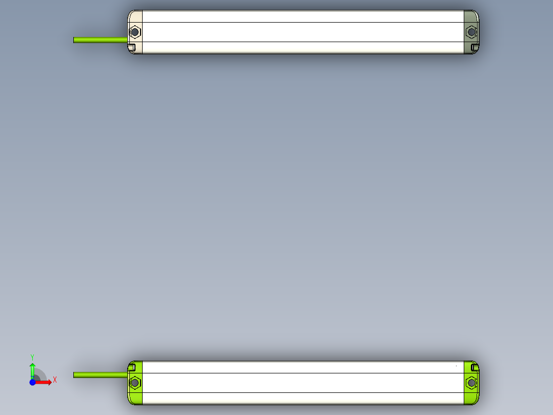 安全_区域传感器H2TLS1020_3D前视图