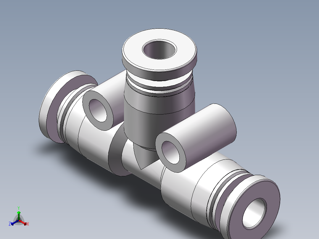 气动接头-T型三通APE4(4厘)