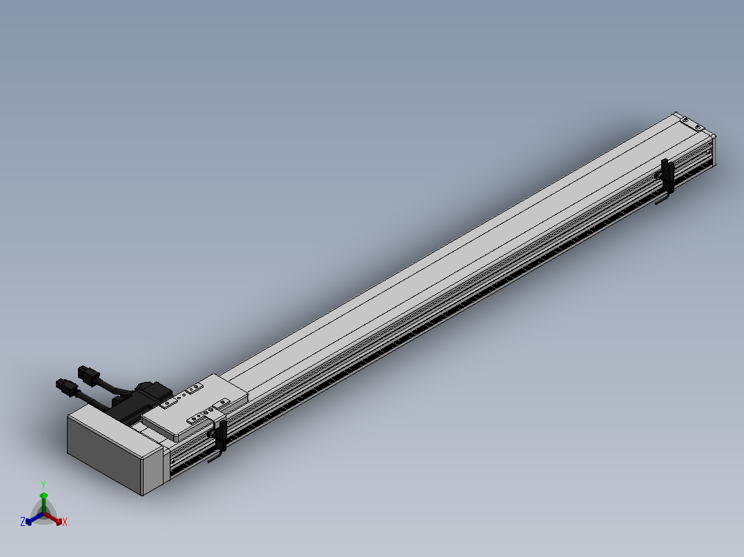精密模组MY60-T10-700L-BR-P10B-C4-C正等轴测图
