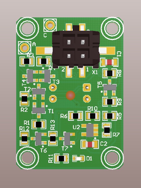 带有光传感器和检测电路的印刷电路板
