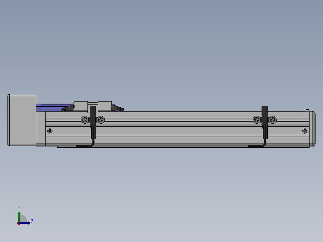 精密模组MY50-T10-200-BR-P10B-C4-C左视图