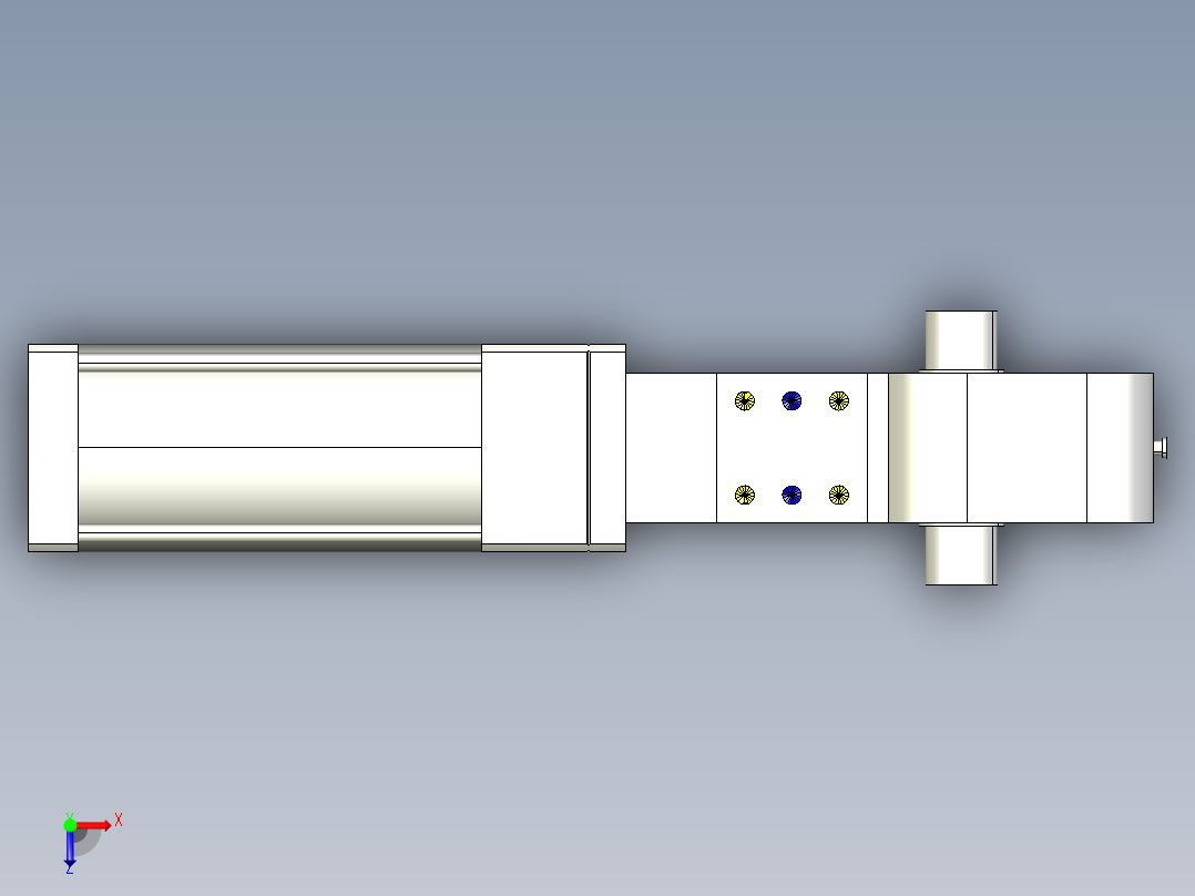 德克斯TUNKERS气缸数模KS_100_2_A00_T08_135GRAD俯视图