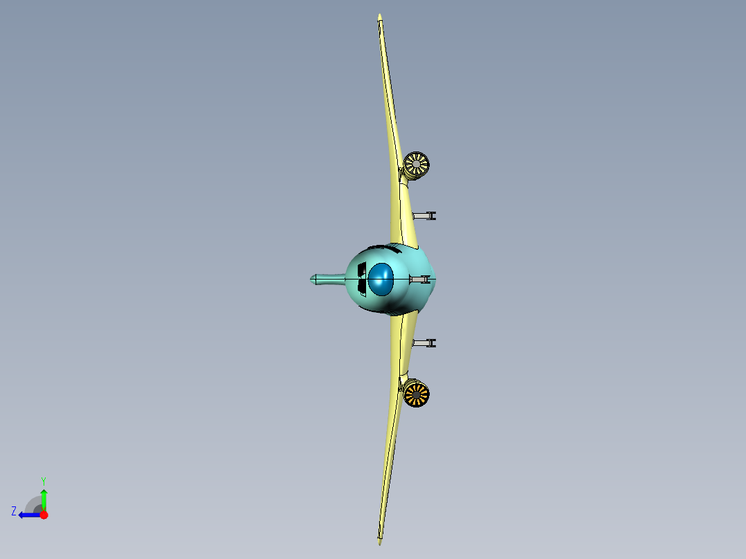飞机2 (3)右视图
