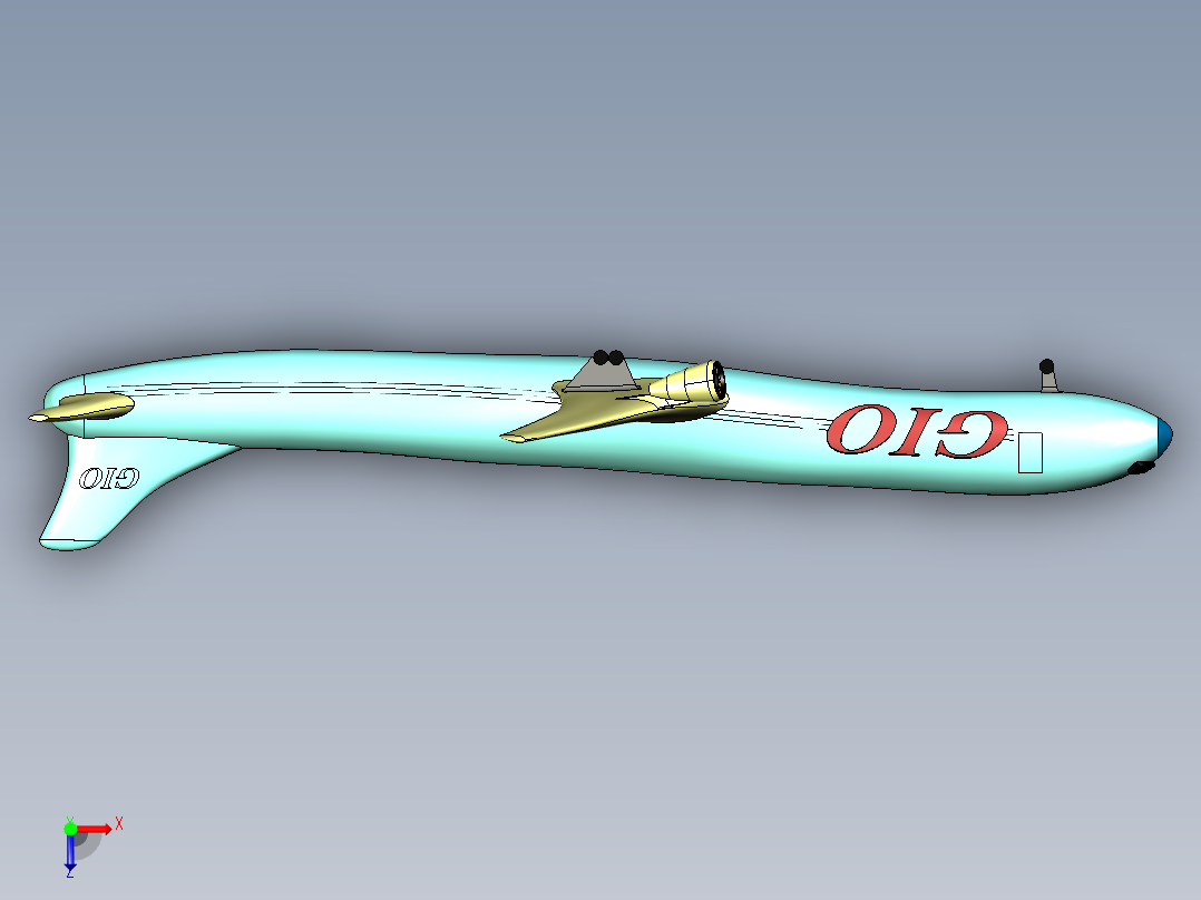 飞机2 (3)俯视图