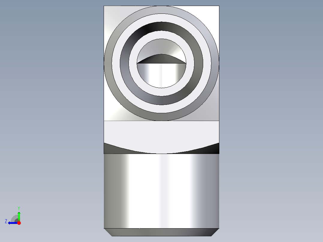 卡套式工业通用硬管接头EO_Union_elbow_W08LCFX右视图