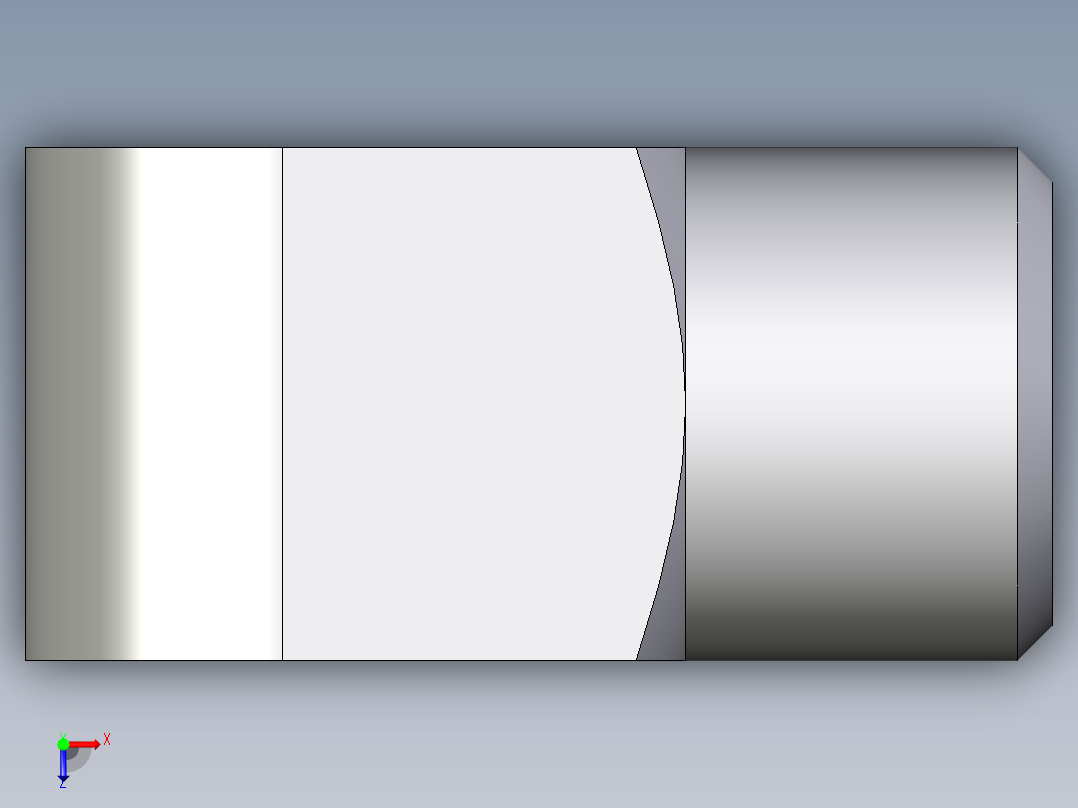 卡套式工业通用硬管接头EO_Union_elbow_W08LCFX俯视图