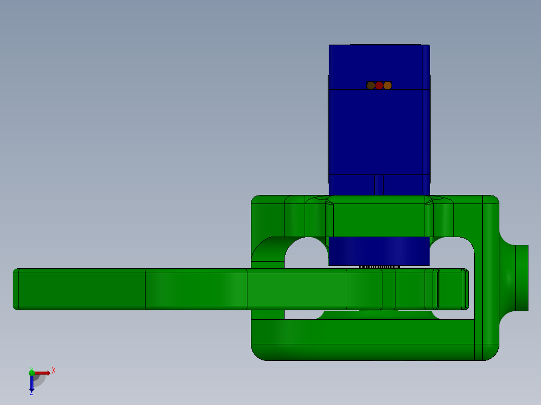 机械爪 3D图纸 (50)俯视图