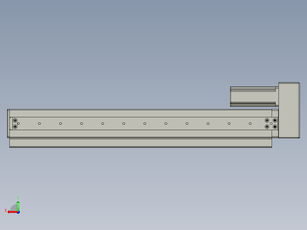 VF丝杆传动-一般环境VT5-L10-C-S360-BR-P10-D4后视图