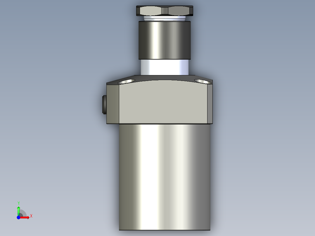 KOSMEKLHS1050-CL-Y60多系列多零件图纸模型前视图