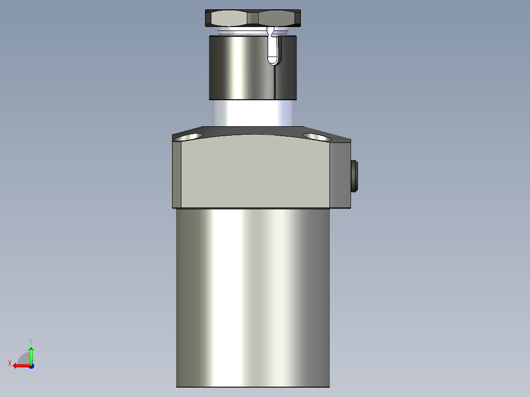 KOSMEKLHS1050-CL-Y60多系列多零件图纸模型后视图