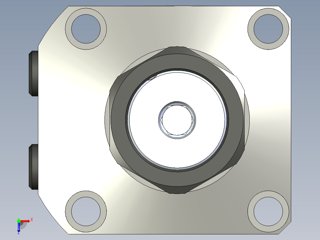 KOSMEKLHS1050-CL-Y60多系列多零件图纸模型俯视图