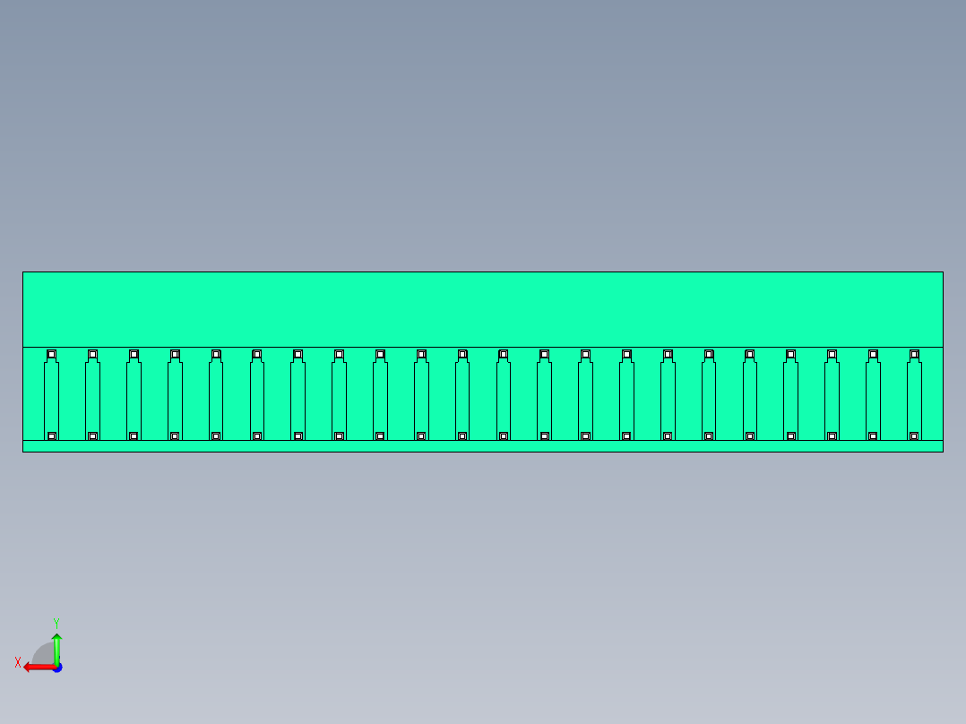 DEGSON 2EDG 系列 5.0mm 可插拔接线端子组-2EDGRH-5.0-44P-14-00AH后视图