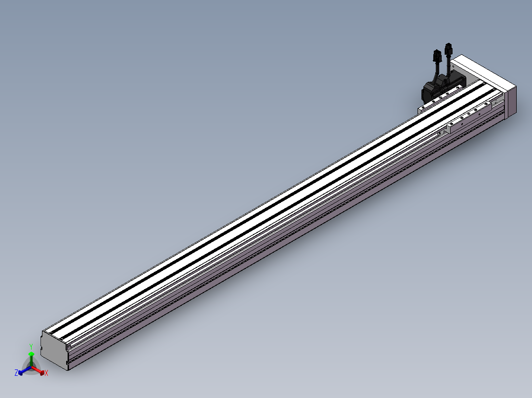 精密模组MY80D-T10-1050L-BL-P10B-C4-C正等轴测图