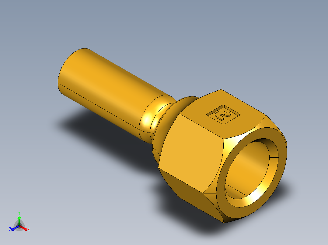 扩口式工业通用硬管接头Flare Adapter US5-4