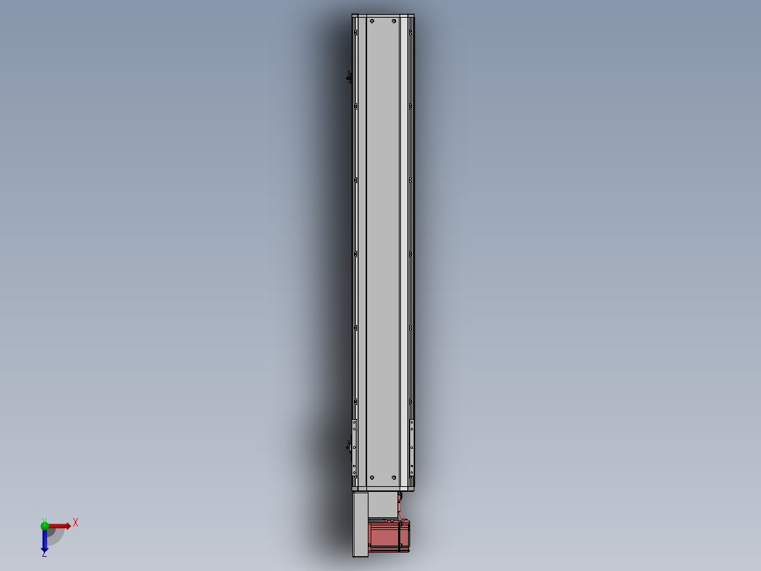 精密模组MT170-L125-1000-L-M75-C4俯视图