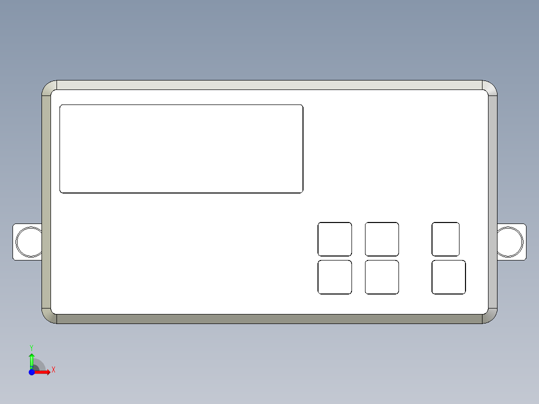 基恩士SK-200_kc图纸模型前视图