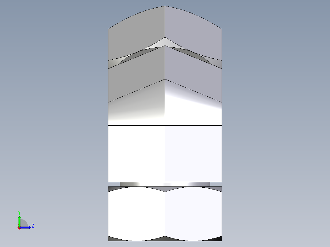 卡套式工业通用硬管接头EO_Swivel_nut_45_deg_elbow_EV35ZL71左视图