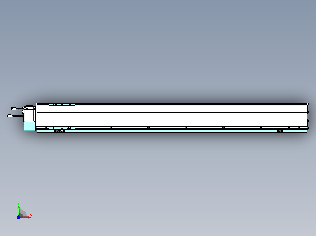 威洛博VBF同步带传动一般环境VBF14-L45-S1150-BLU-ZP40-C3前视图