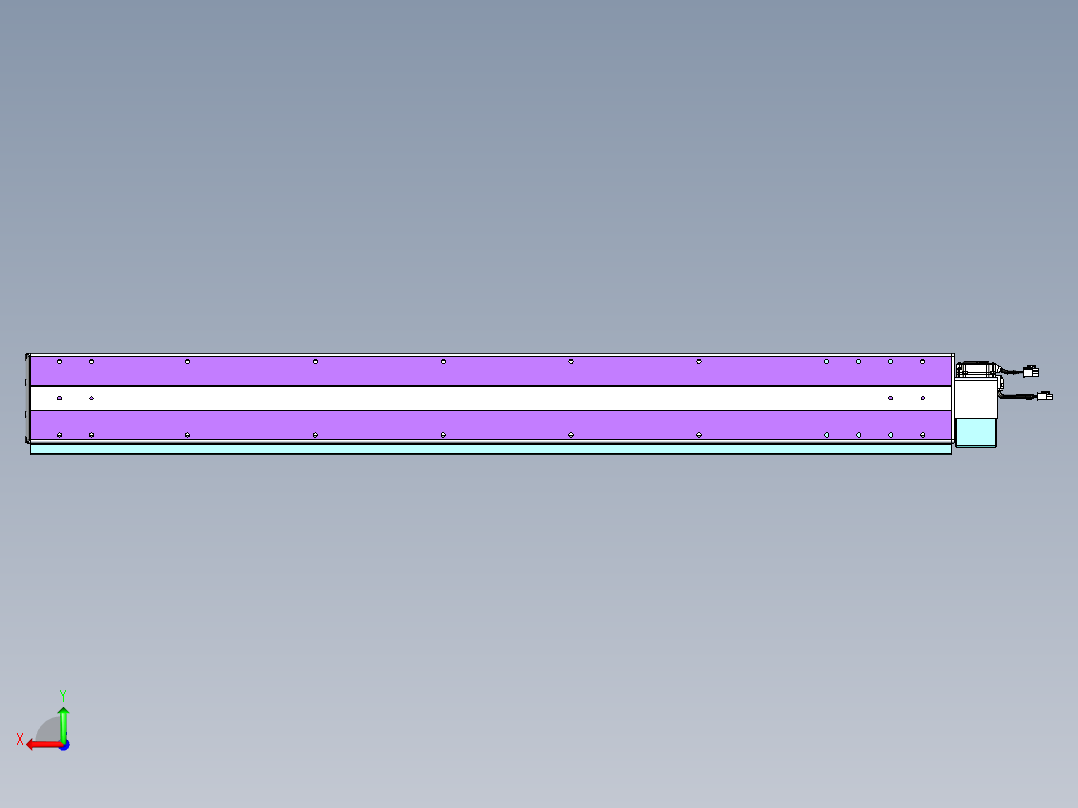 威洛博VBF同步带传动一般环境VBF14-L45-S1150-BLU-ZP40-C3后视图