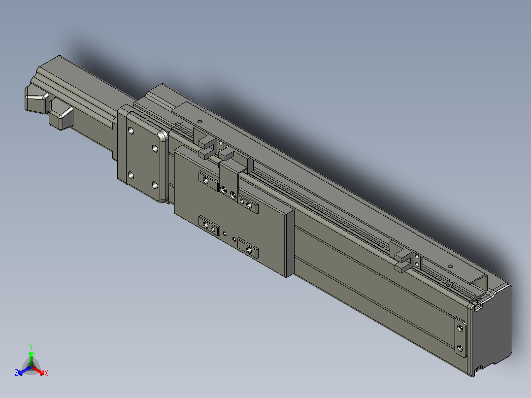 VF丝杆传动-一般环境VT6-L10-C-S160-BC-P10-C4正等轴测图