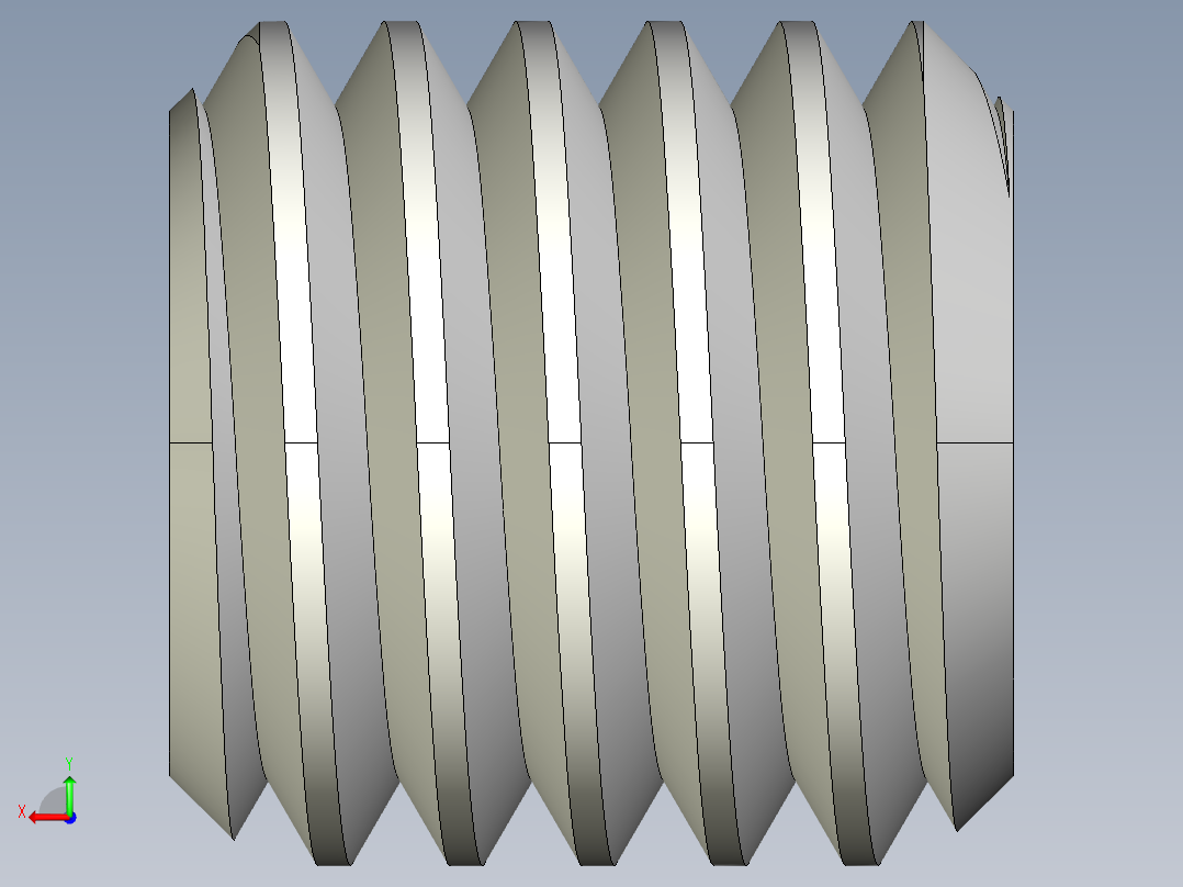 DIN 913-ISO 4026 固定螺钉-M8 L=8.STEP后视图