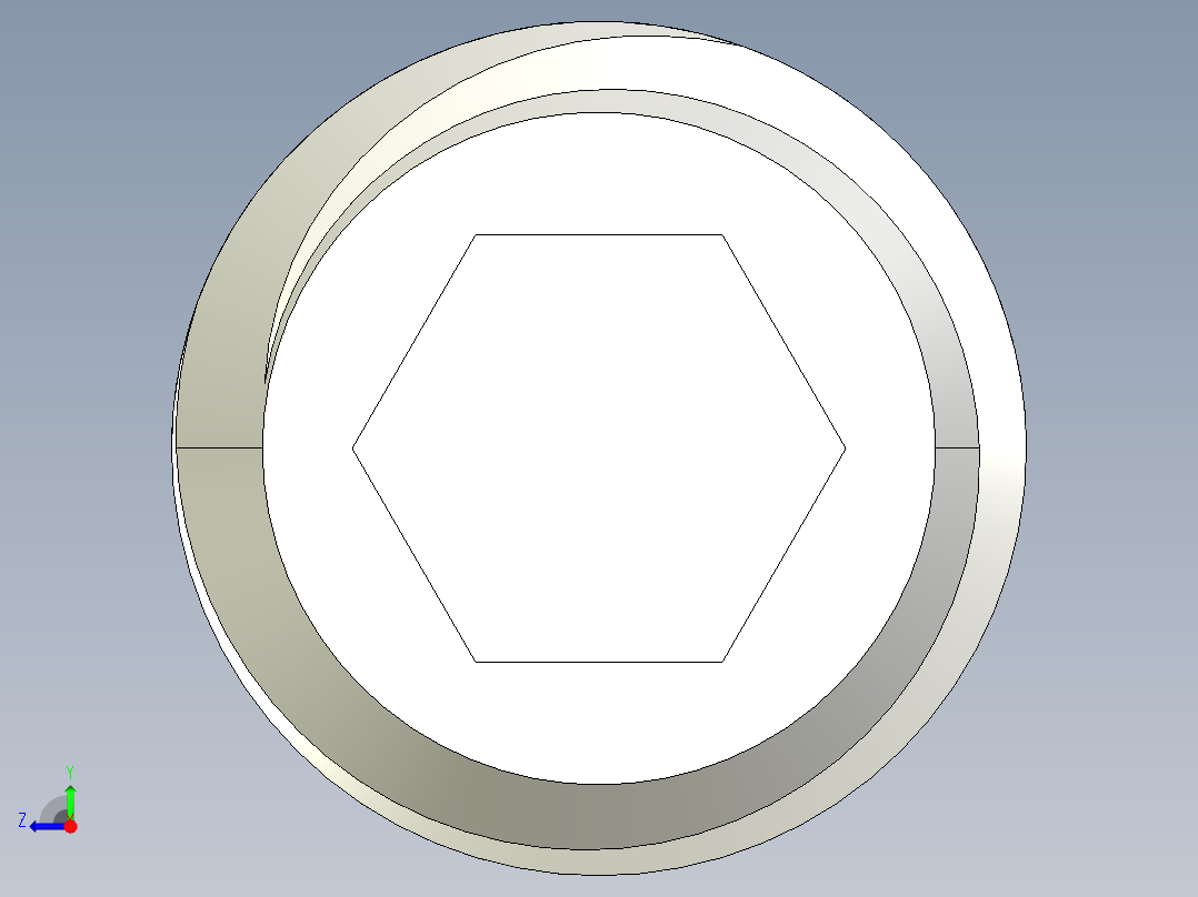 DIN 913-ISO 4026 固定螺钉-M8 L=8.STEP右视图