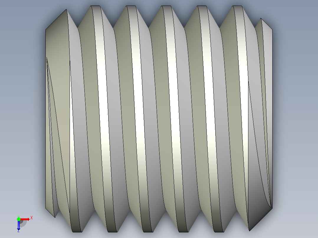 DIN 913-ISO 4026 固定螺钉-M8 L=8.STEP俯视图