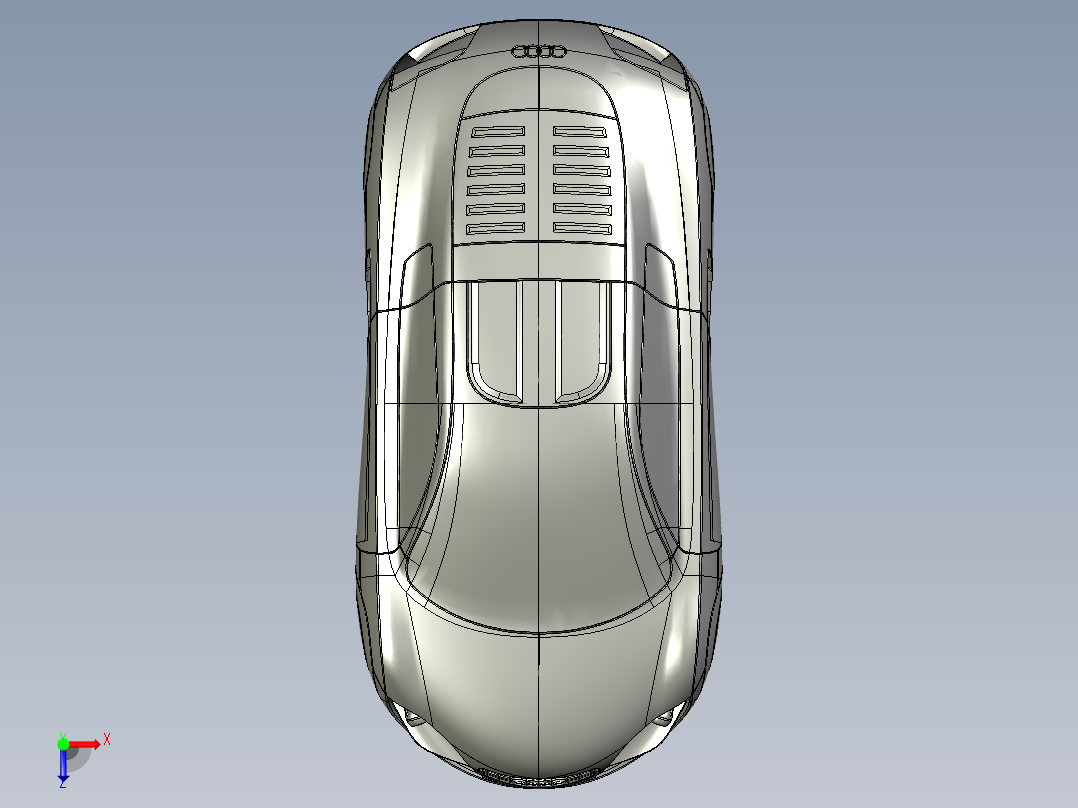 奥迪概念车俯视图