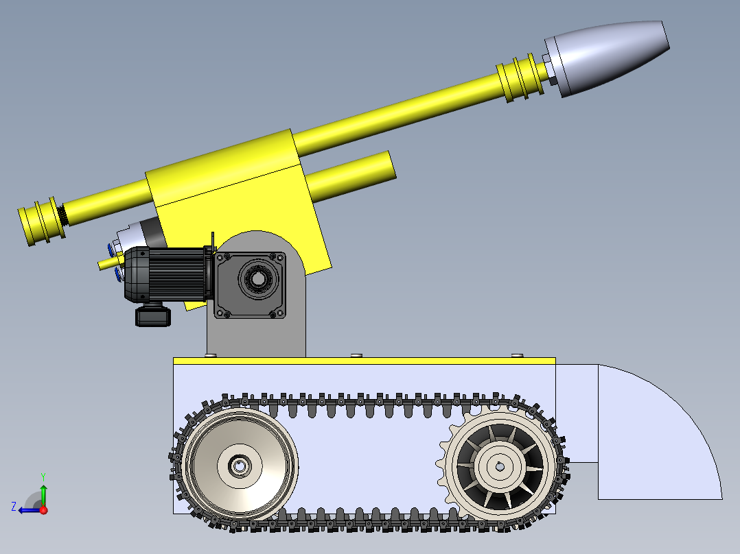 油烟机清洗车右视图