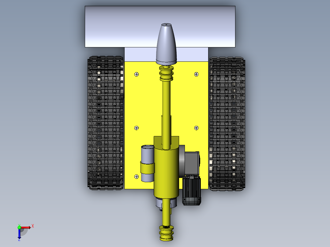 油烟机清洗车俯视图