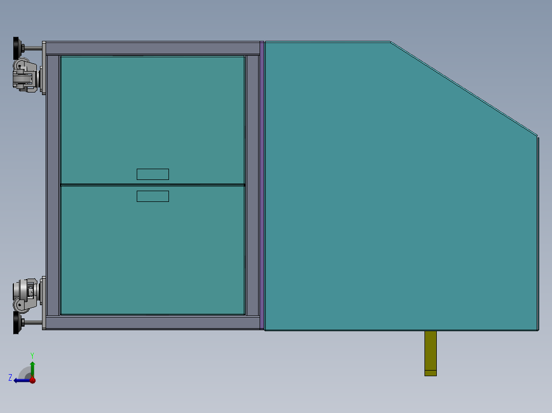 多功能点胶机sw18可编辑右视图