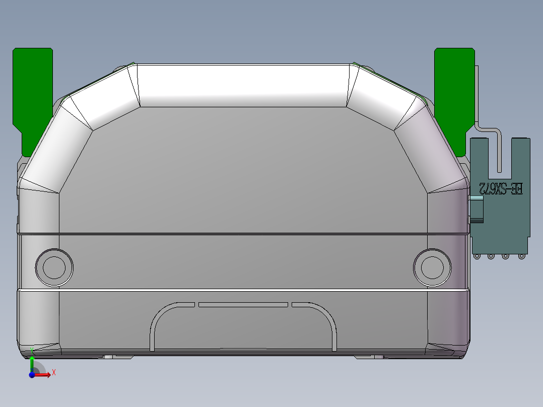 MTH丝杆半封闭模组MTH12-BC-P200W前视图