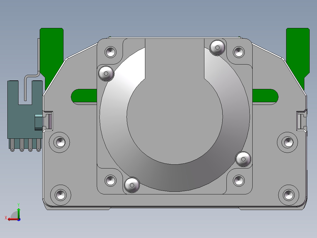 MTH丝杆半封闭模组MTH12-BC-P200W后视图